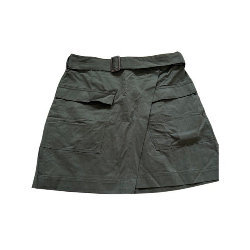 Banana Republic Utility Belted Cargo Skirt Olive Green Size 14